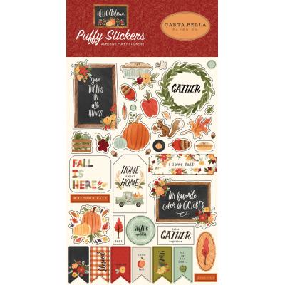 Carta Bella Hello Autumn - Puffy Stickers